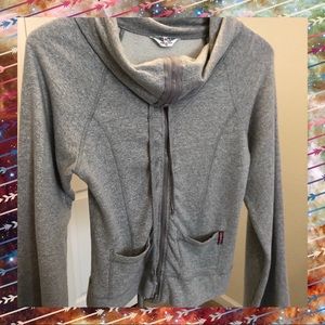 Hard Tail Forever 2 Way Zipper Sweater Size Small